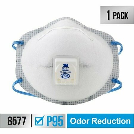 3M COMMERCIAL OFC SUP RESPIRATOR, PAINTNG, REFINISH MMM8577PA1B